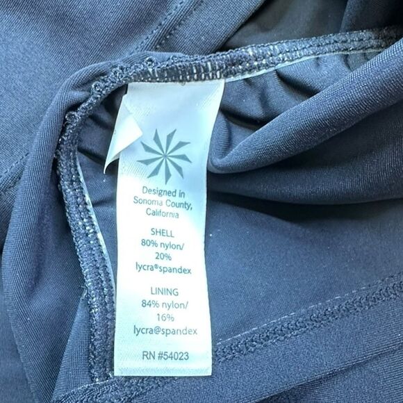 ATHLETA Women’s Black Tara Halter Tankini Top 32 B/C Style # 964871 - Picture 5 of 8